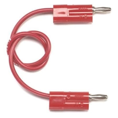 Pomona Electronics FLUKE BANANA PLUG PATCH CORD RED 1892631 HB-24-2